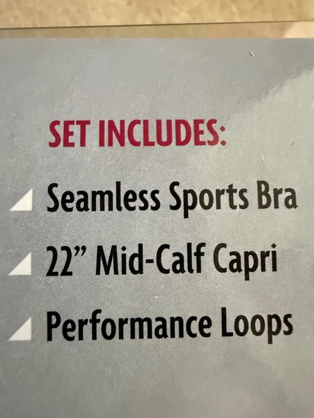 New in Box Bally Total Fitness fitness in a box 3 items set size medium black